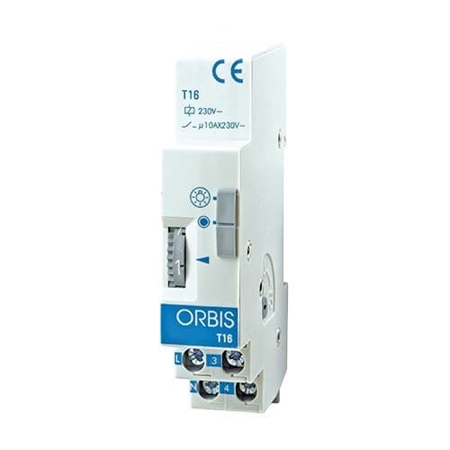 Mecanismo de relojoaria modular garagem T-16G 230V 3 a 30 minutos com referência OB060100 à marca ORBIS