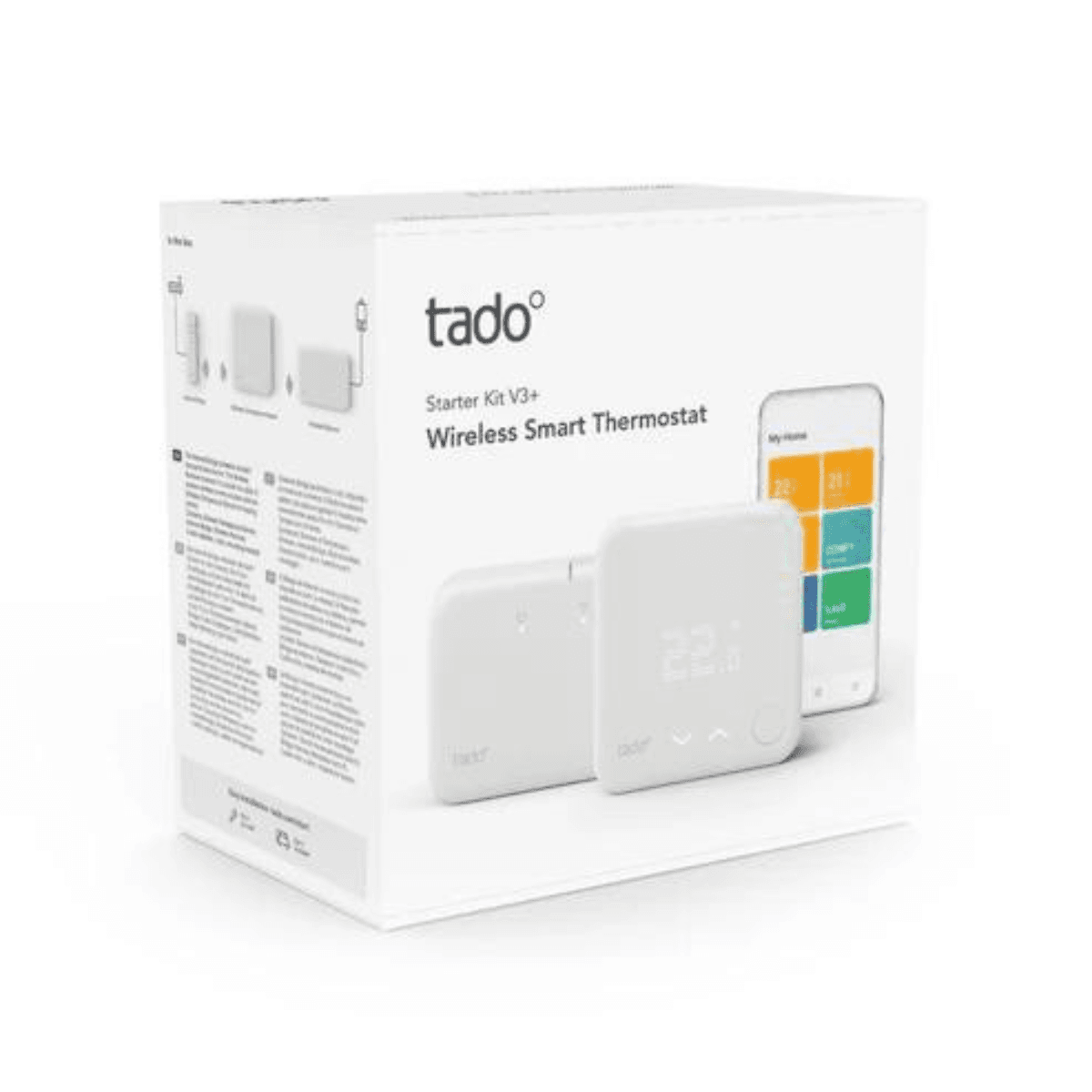 Kit inicial de termostato inteligente sem fio TADOº V3+ com Wi-Fi e APP com referência ST KIT W V3 + à marca TADOº