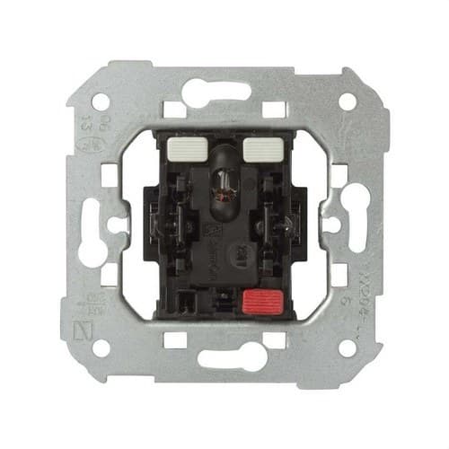 Switch with built-in light and quick terminal system Simon 75 with reference 75204-39 from the brand SIMON
