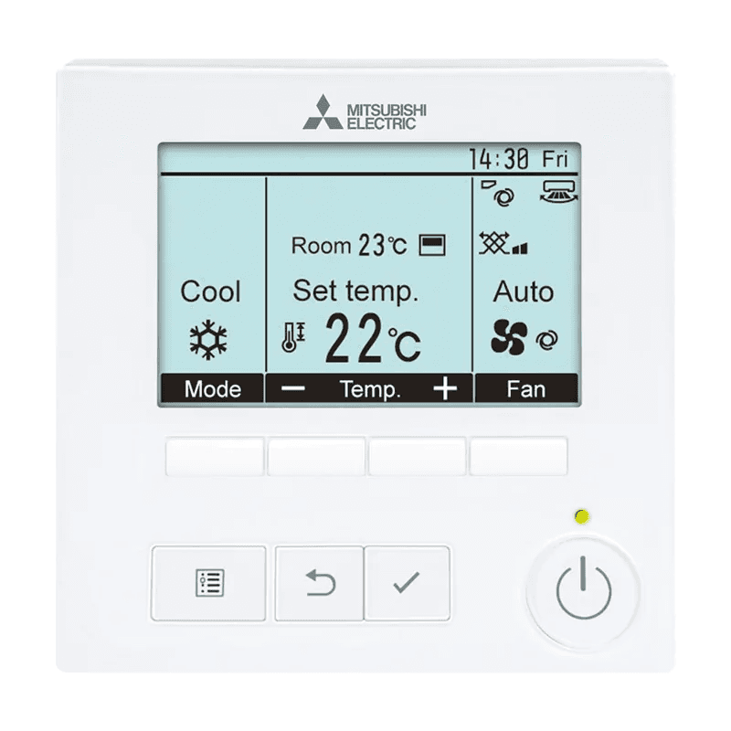 Comando com fio Mitsubishi Electric PAR-41MAA com referência PAR-41MAA à marca MITSUBISHI