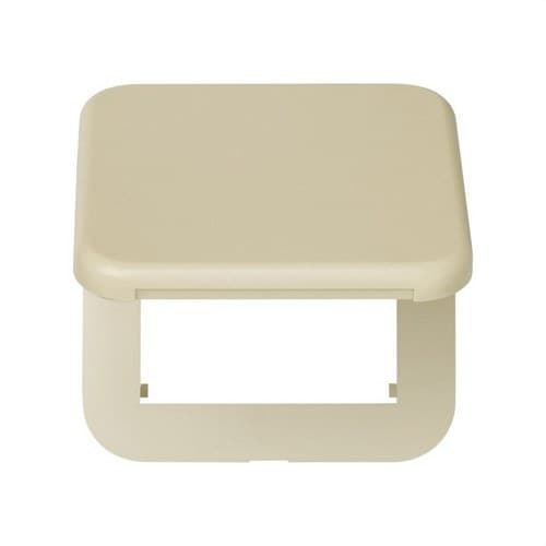 Flip cover with safety device for Schuko socket base ivory Simon 31 with reference 31690-31 from the brand SIMON