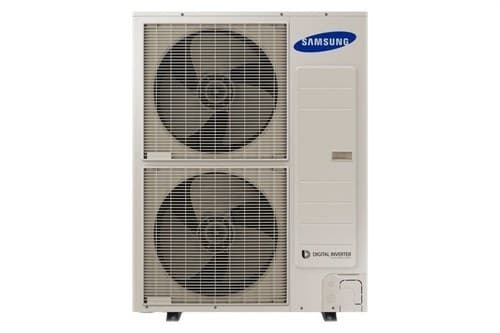 Unidade exterior bibloc aerotermia Samsung EHS TDM Plus 12 kW com referência AE120MXTPEH/EU à marca SAMSUNG