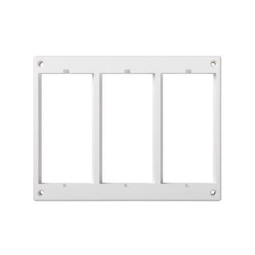 Mechanism holder frame for 6 elements in adjustable floor box white Simon 500 Cima with reference 52051803-030 from the brand SIMON