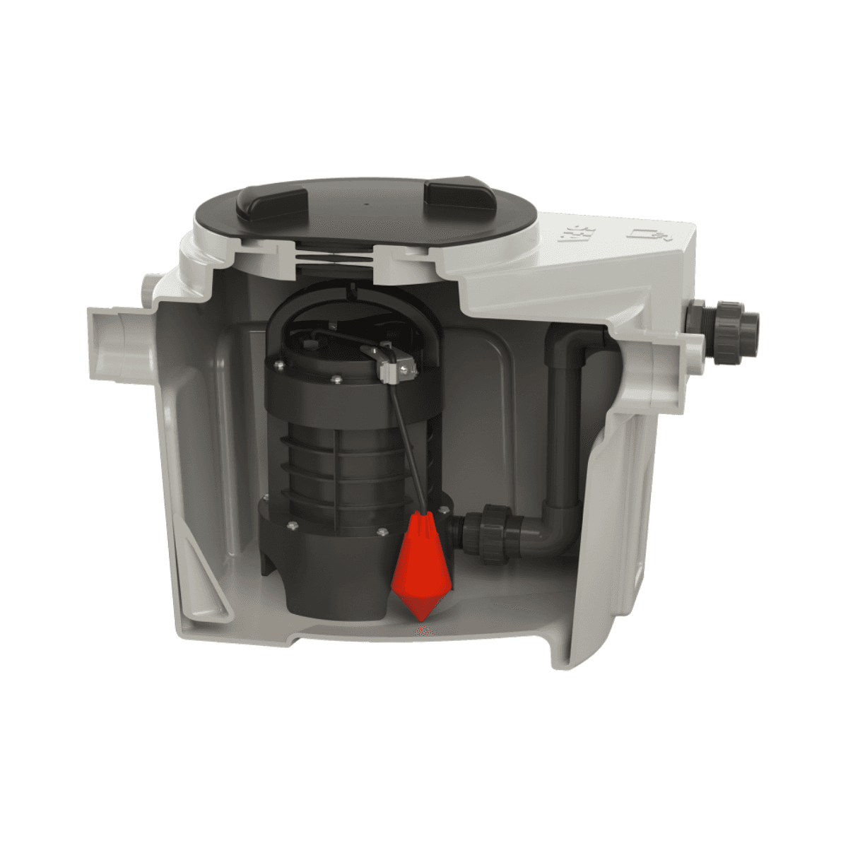 Estação de bombeamento SFA Sanifos 110 - Versão trituradora com referência 009FOS110TM à marca SFA SANITRIT