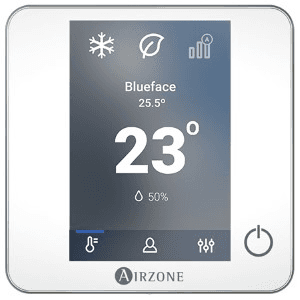 Termostato com fio Airzone Blueface Zero 32Z branco com referência AZDI6BLUEZEROCB à marca AIRZONE