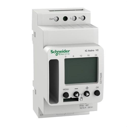 Interruptor astronómico e crepuscular Acti9 IC SMART 1 Canal com referência CCT15225 à marca SCHNEIDER ELECTRIC