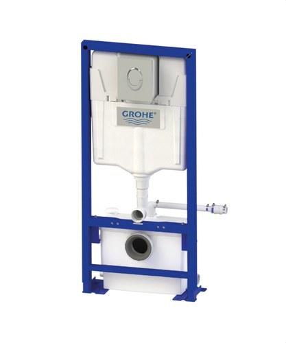 Estrutura com triturador e painéis SFA SANIWALL PRO Up para sanitas suspensas com referência 0100832 à marca SFA SANITRIT