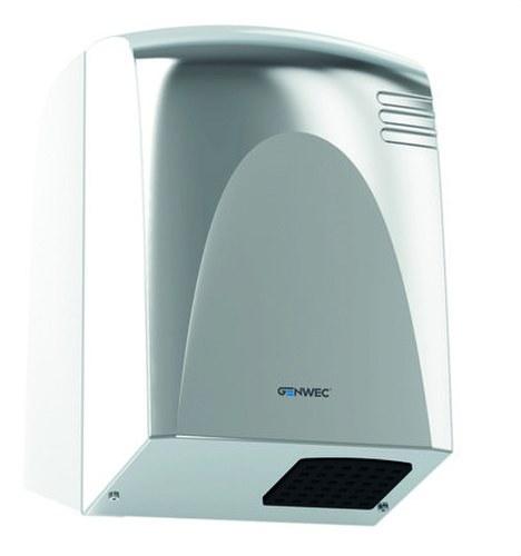 Secador de mãos com sensor eletrónico Wecflow aço inoxidável brilhante com referência GW01 14 04 02 à marca GENWEC