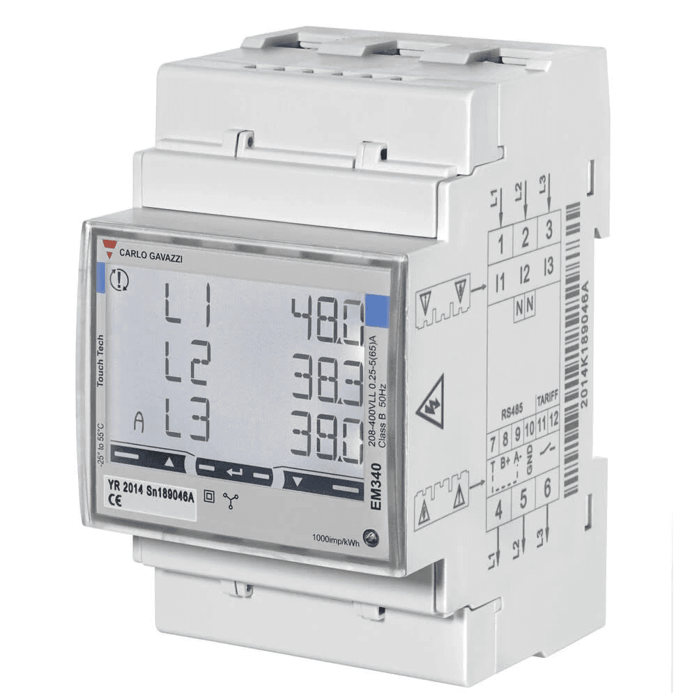 Medidor de energia trifásico até 65 A Wallbox com referência 000002174 à marca WALLBOX