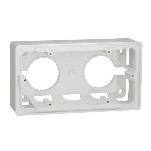 Rodapé de 2 elementos branco polar New Unica Studio com referência NU800418 à marca SCHNEIDER ELECTRIC