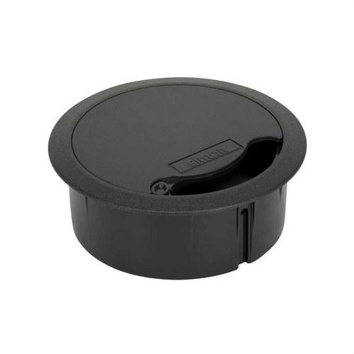 Saída de cabos para instalação em pavimento técnico ou em mobiliário grafite Simon 500 Cima com referência 52055000-038 à marca SIMON