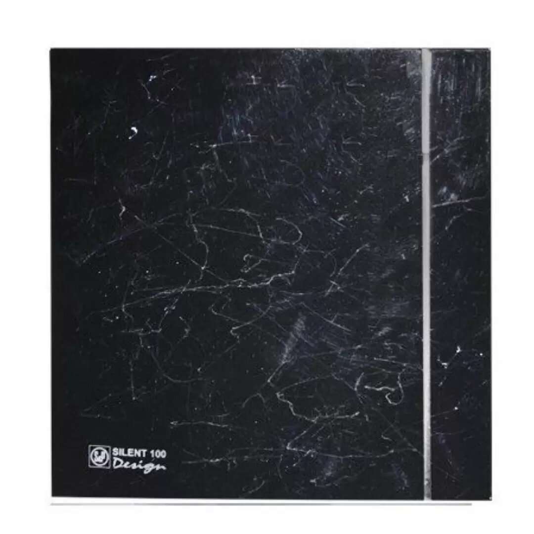 Exaustor de casa de banho SILENT-100 CZ Design 4C mármore preto com referência 5210611900 da marca SOLER & PALAU