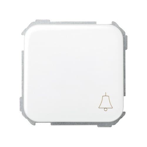 Push Button with Bell Engraving and Quick Terminal System White Simon 31 with reference 31650-30 from the brand SIMON