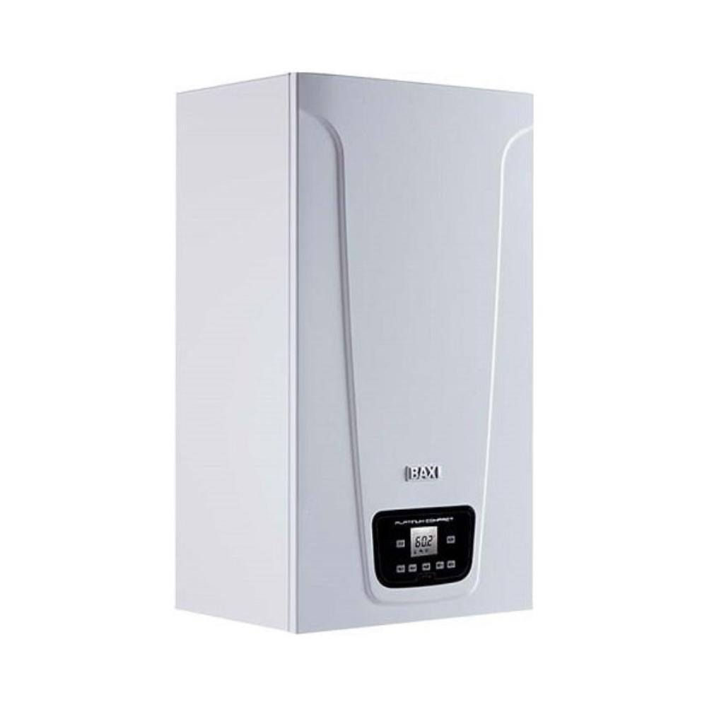 Caldeira de condensação Baxi PLATINUM COMPACT 26/26 F ECO com chaminé 60/100 com referência 7725724 à marca BAXI