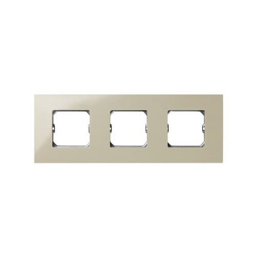 Compact frame for 3 elements ivory with frame Simon 27 Play with reference 2700630-031 from the brand SIMON