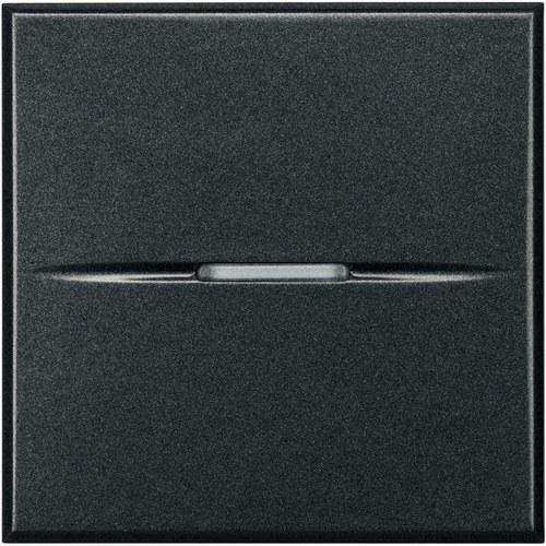 Cruzamento axial iluminável borne a parafuso 2 módulos antracite Axolute com referência HS4004/2 à marca BTICINO