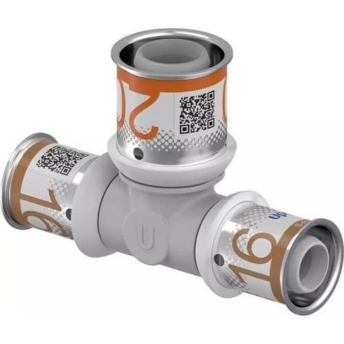 Reduced Tee PPSU 16-20-16 Uponor S-Press PLUS with reference 1039948 from the brand UPONOR