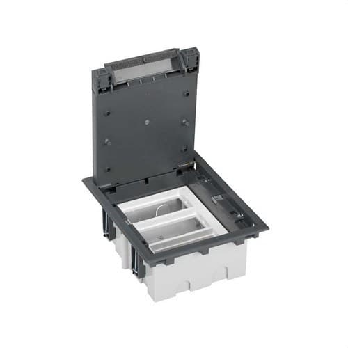 Adjustable Floor Box for 6 Elements in Grey Floor Installation Simon 500 Cima with reference 52050003-035 from the brand SIMON