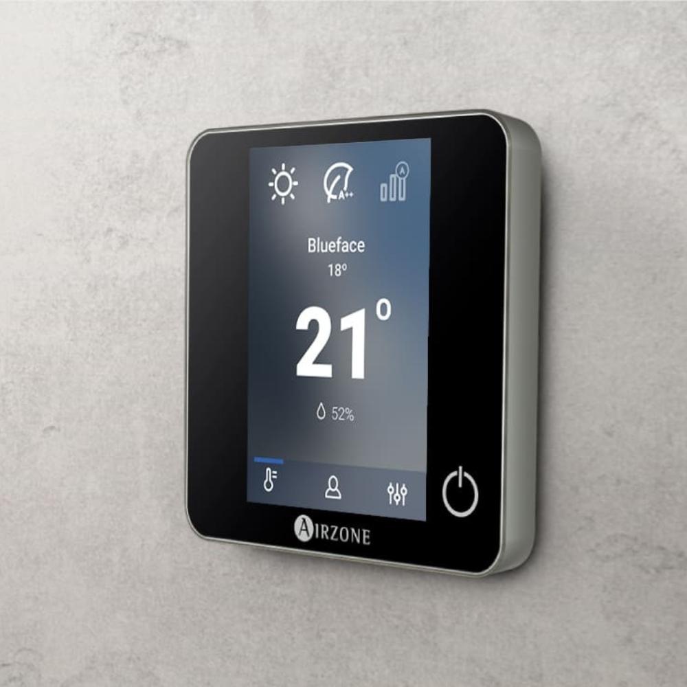 Termóstato rádio monocromático AirZone Think preto com referência AZDI6THINKRB à marca AIRZONE