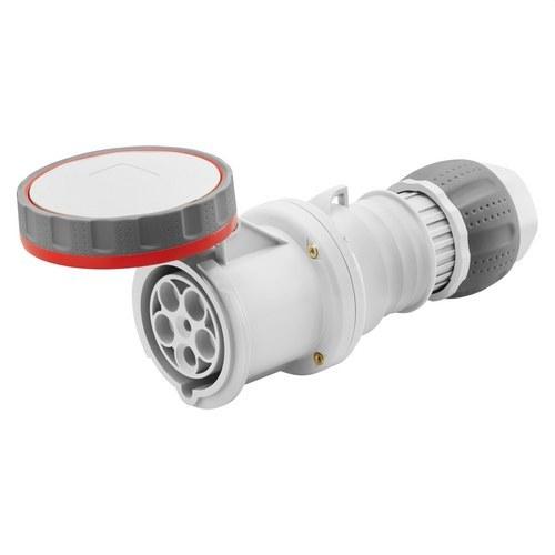 Base móvel reta Gewiss IP66-69 3P+N+T 63A 400V 6H CP com referência GW63053PH à marca GEWISS
