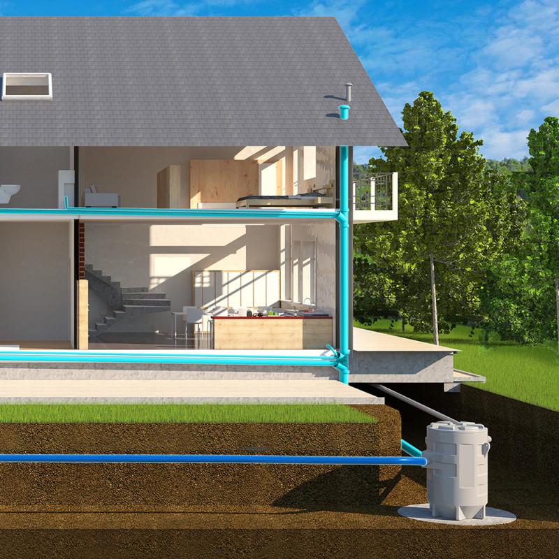 Estação de bombeamento SFA SANIFOS 280 - Versão vortex com referência 009FOS280VM à marca SFA SANITRIT