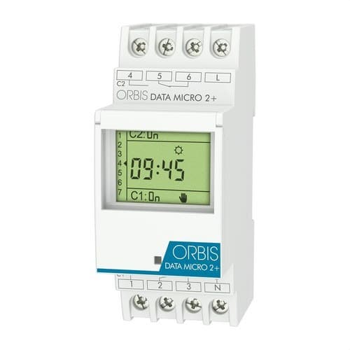 Interruptor horário digital DATA MICRO 2+ com referência OB171912N à marca ORBIS