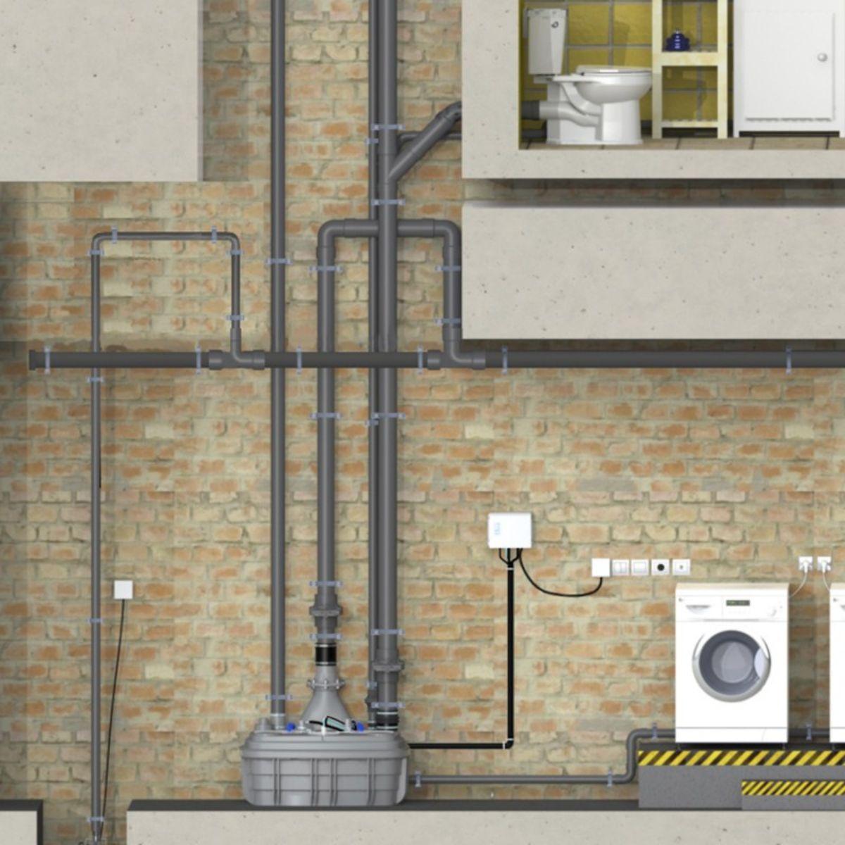 Estação de bombeamento SFA Sanicubic 2 VX S Smart com referência CUBIC2XLVXSMART à marca SFA SANITRIT