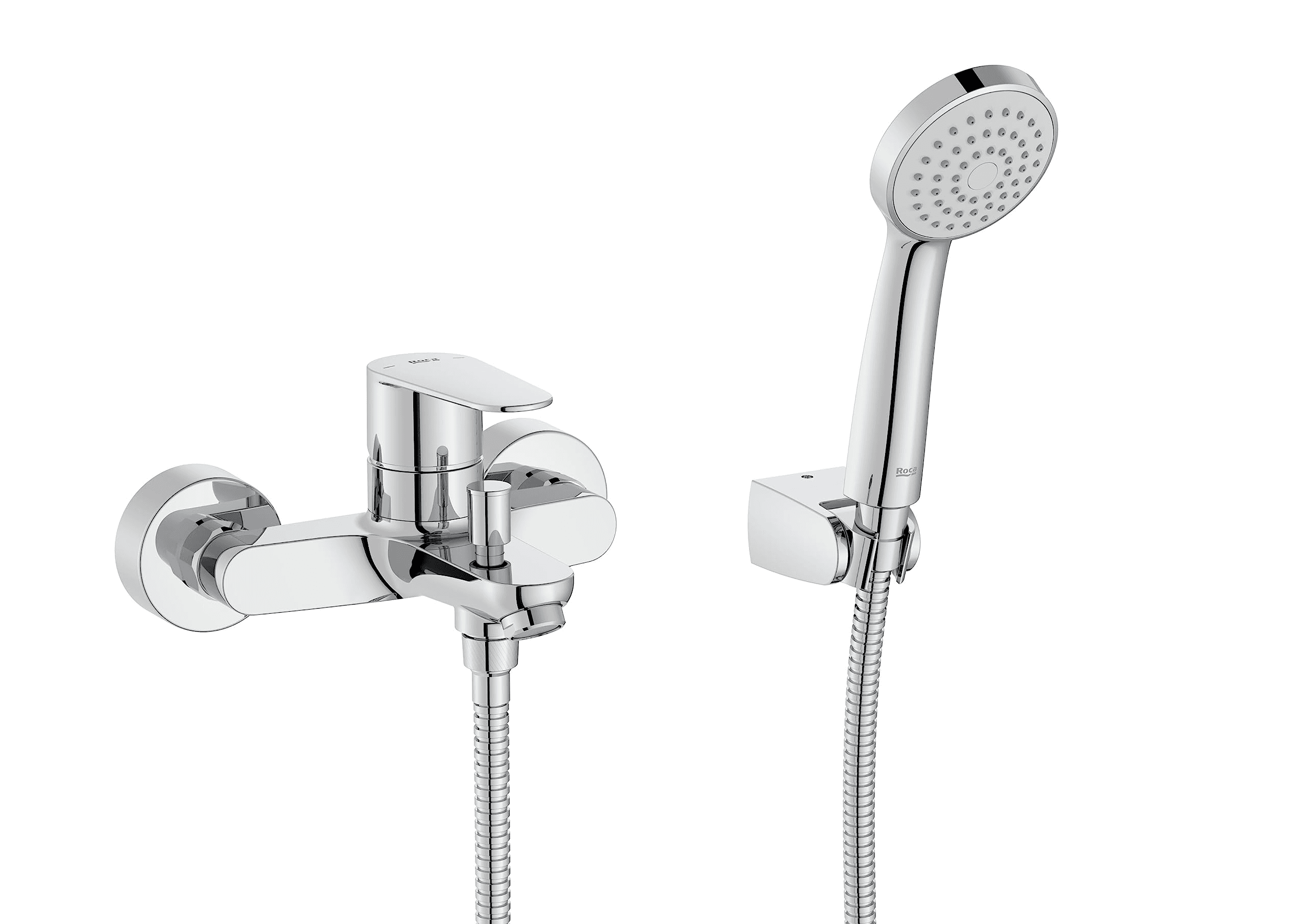 Conjunto de duche e banheira monocomando Roca Victoria Plus com referência A5A014FC00 à marca ROCA