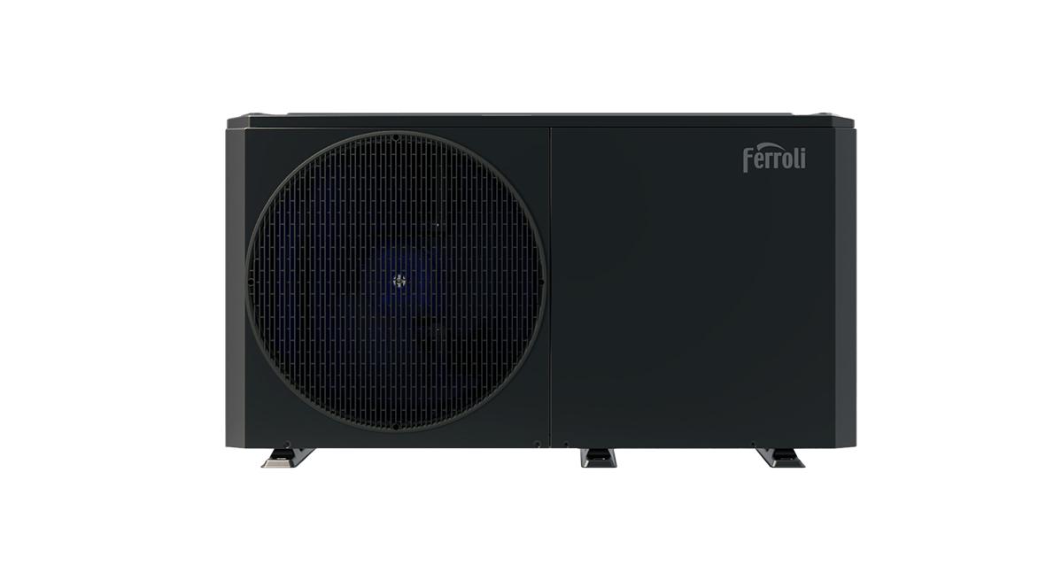 Bomba de calor aerotérmica monobloco R290 Ferroli OMNIA Life M 6 kW com controle