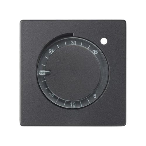 Graphite Heating Thermostat Plate Simon 82 with reference 82505-38 from the brand SIMON