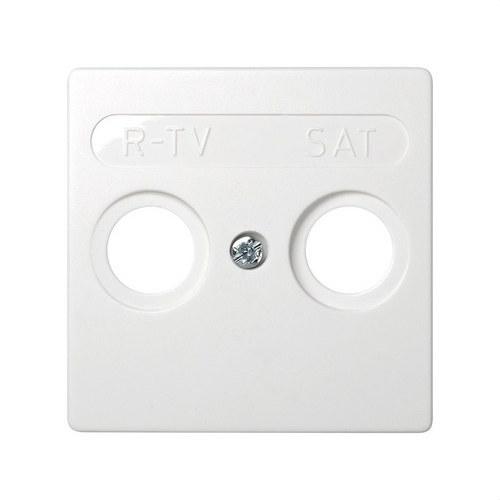Placa para tomadas indutivas de R-TV+SAT branco Simon 73 Loft com referência 73097-60 à marca SIMON