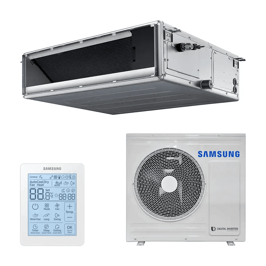 Ar-condicionado Duto Samsung Deluxe 12 kW 41000 BTU - Trifásico com referência F-AC120RXN-T à marca SAMSUNG