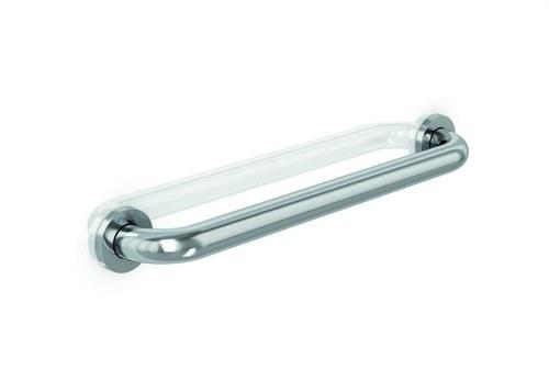 Barra de apoio reta 400mm inox brilhante com referência GW11 02 04 02 à marca GENWEC