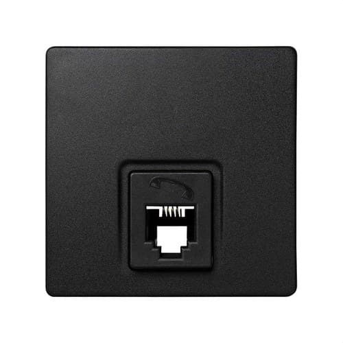 Telephone Socket with 4 RJ11 Contacts Graphite Simon 73 Loft with reference 73480-62 from the brand SIMON