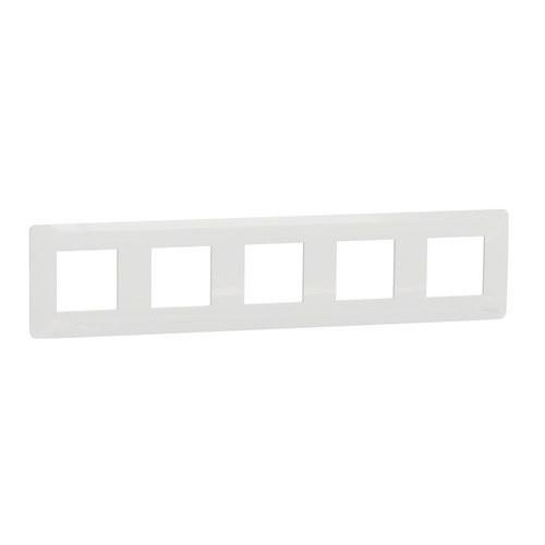 Moldura de 5 elementos New Unica Studio Polar com referência NU201018 à marca SCHNEIDER ELECTRIC