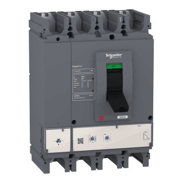 Disjuntor Easypact CVS630F ETS 2.3 630 A 4P/4R com referência LV563506 à marca SCHNEIDER ELECTRIC