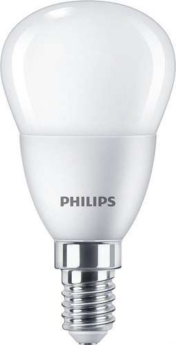 Lâmpada LED esférica CorePro Lustre ND 2,8-25W E14 827 P45 FR com referência 31244900 da marca PHILIPS
