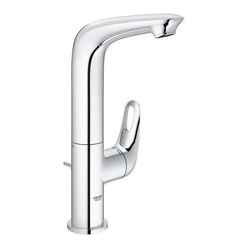 Torneira de lavatório monocomando de bica alta Grohe Eurostyle Tamanho L cromado com referência 23569003 à marca GROHE