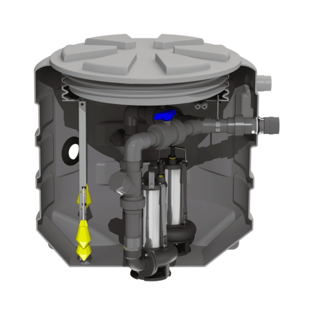 Estação de bombeamento SFA SANIFOS 610 2 SLD 700 T com referência 009FOS610BT2B à marca SFA SANITRIT