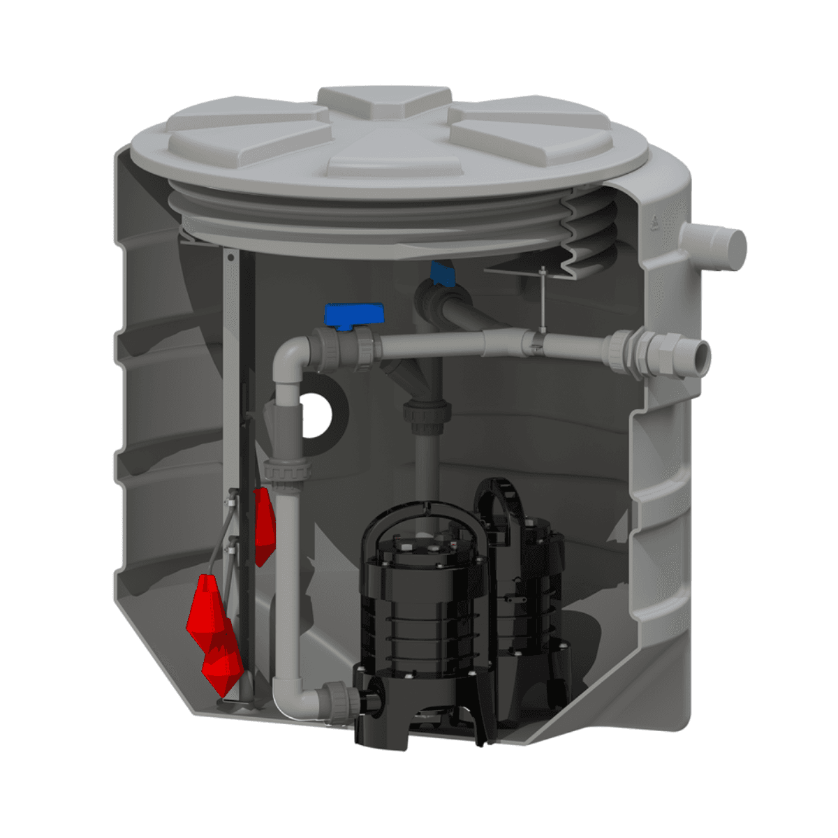 SFA SANIFOS 610 2 GR SP S Pumping Station - Single-Phase Grinder Version with reference 009FOS610TM from the brand SFA SANITRIT