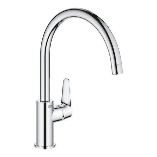 Torneira de cozinha monocomando 1/2" Grohe Baucurve cromado com referência 31536001 à marca GROHE