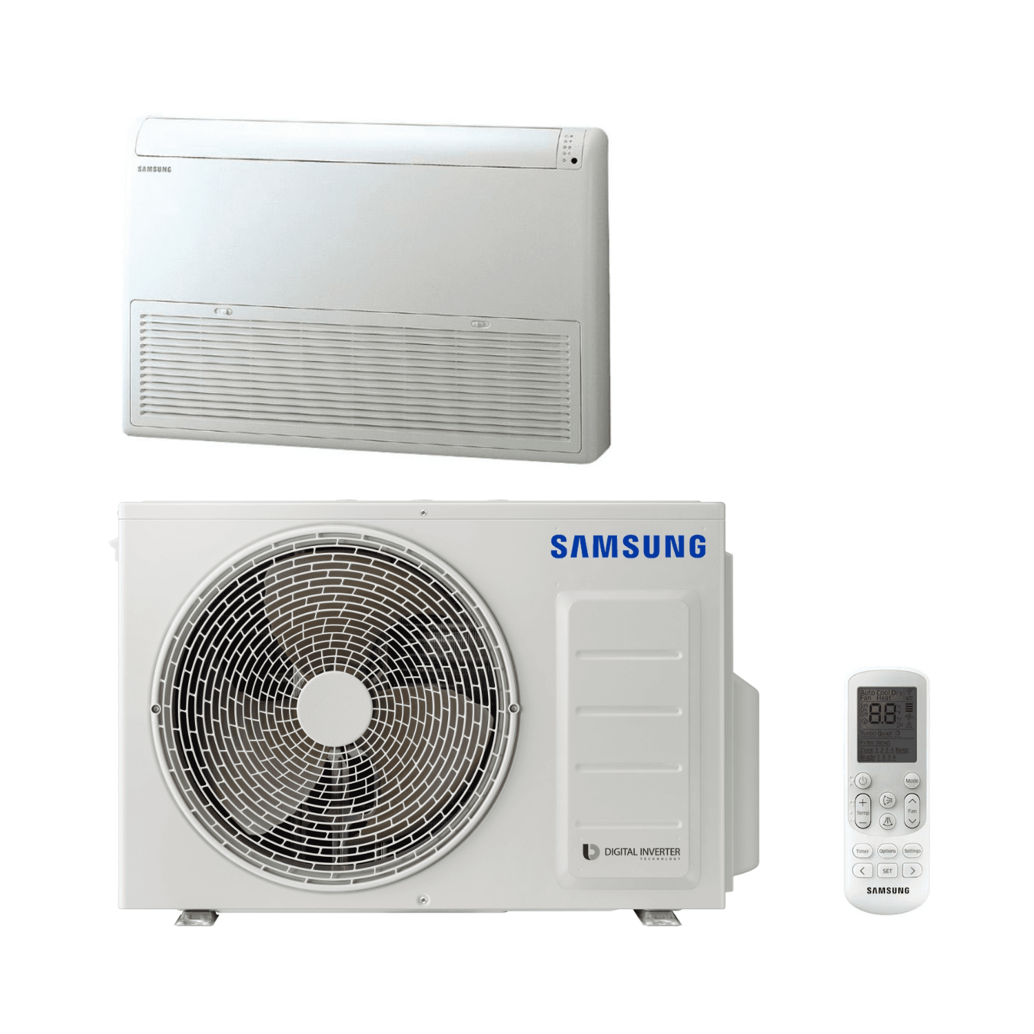 Ar condicionado de chão/teto Samsung 5,2 kW 18000 BTU com referência F-FLOORCEIL52R à marca SAMSUNG