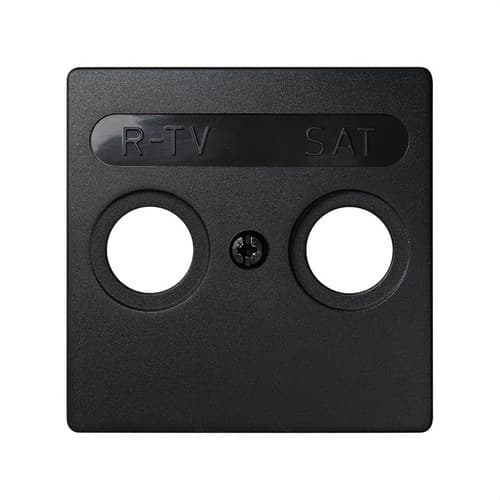 Graphite R-TV+SAT Socket Plate for Inductive Outlets Simon 73 Loft with reference 73097-62 from the brand SIMON