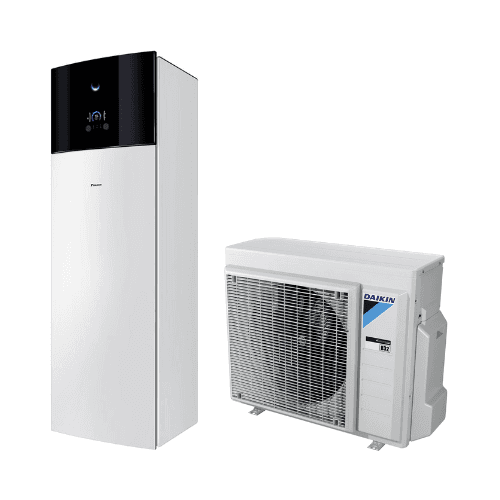 Conjunto aerotérmico Daikin Altherma 3 Bibloc 8 kW 230 litros com referência EHVX08S23E6VERGA08EVH7 à marca DAIKIN