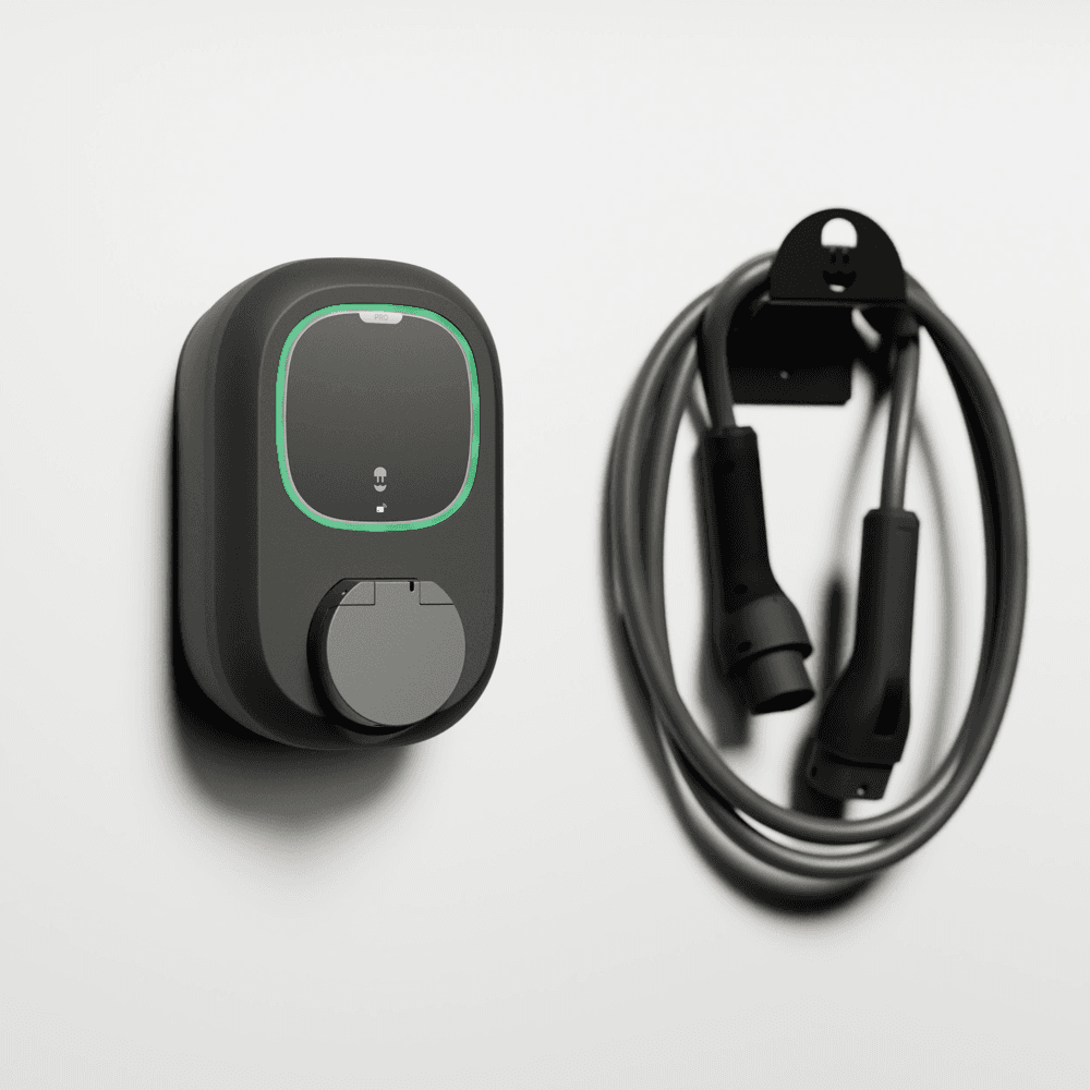 Carregador para carro elétrico com Wi-Fi preto Wallbox Pulsar Pro Socket 7,4 kW com referência PPR2-W-2-2-K-002 à marca WALLBOX