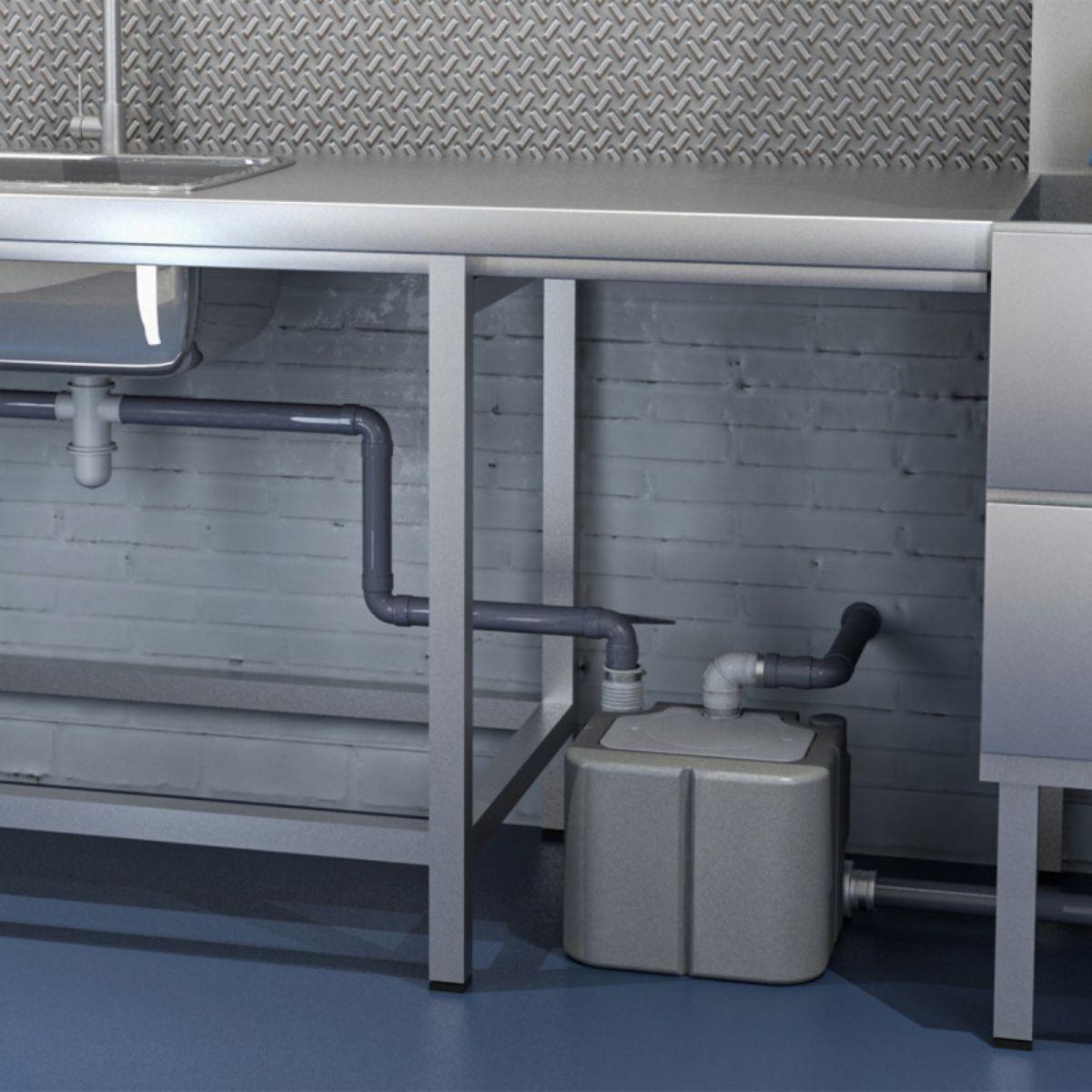 Bomba de evacuação SFA Saniswift Pro para uso intensivo em lavanderias com referência SANISWIFTPRO à marca SFA SANITRIT