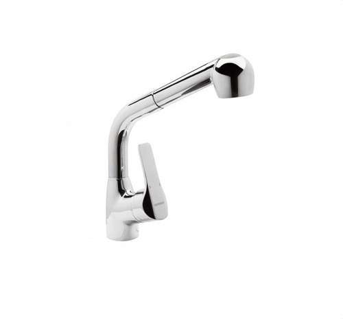 Torneira de cozinha monocomando com bica extraível K8 cromado com referência 61206 28 45 66 à marca GENEBRE