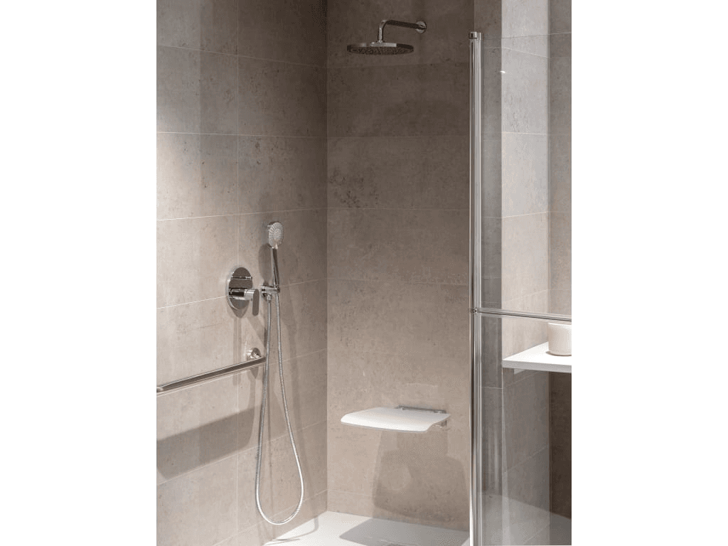 Barra de apoio reta acabamento cromado brilhante 780 mm Roca Access com referência A816929001 à marca ROCA