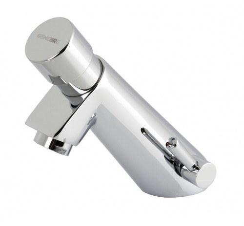 Torneira temporizada para lavatório com botão IPSON 1/2" cromado com referência 1031 04 à marca GENEBRE