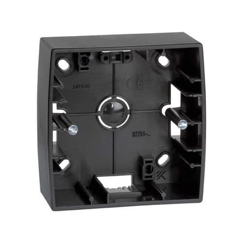 Low Surface Box for 1 Graphite Element Simon 82 with reference 82750-38 from the brand SIMON